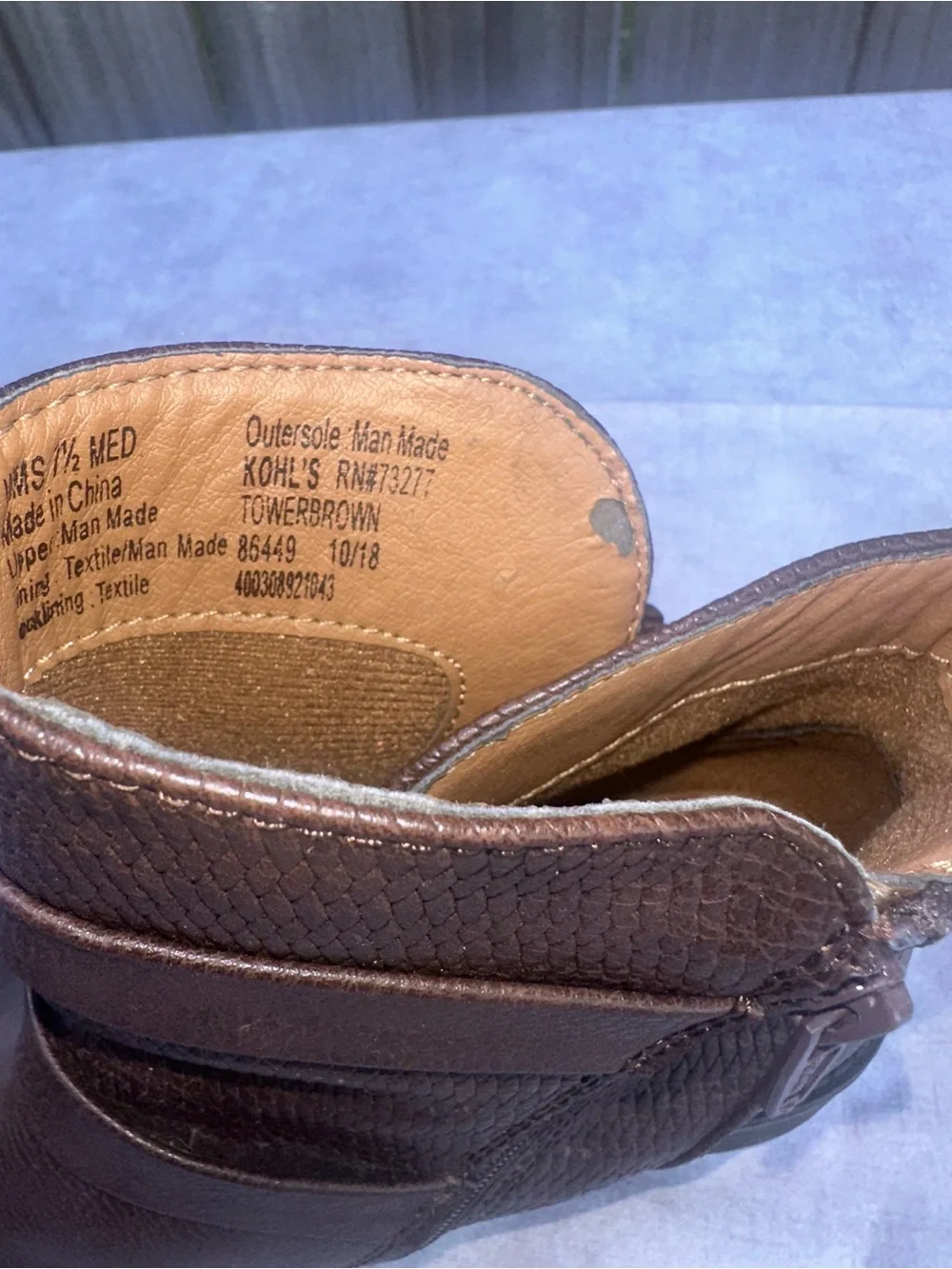 Kohl's Women's Brown Buckle Strap Ankle Booties
